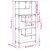 Produktbild 9 för Bokhylla sonoma-ek 81x36x176 cm konstruerat trä