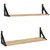 Produktbild 2 för Vägghyllor 2 st sonoma-ek 60x15x15,5 cm