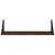 Produktbild 5 för Vägghyllor 2 st brun ek 60x15x15,5 cm