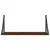 Produktbild 5 för Vägghyllor 2 st brun ek 60x25x25,5 cm konstruerat trä