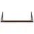 Produktbild 5 för Vägghyllor 2 st brun ek 80x25x25,5 cm konstruerat trä