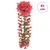 Produktbild 7 för Konstgjorda girlanger 3 st rosor 85 cm