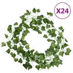 Konstväxter murgröna 24 st grön 200 cm