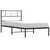 Produktbild 4 för Sängram med huvudgavel metall svart 107x203 cm
