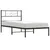 Produktbild 3 för Sängram med huvudgavel metall svart 75x190 cm