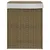 Produktbild 3 för Tvättkorg med lock 46x33x60 cm konstrotting