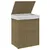 Produktbild 4 för Tvättkorg med lock 46x33x60 cm konstrotting