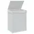 Produktbild 4 för Tvättkorg med lock vit 46x33x60 cm konstrotting