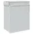 Produktbild 6 för Tvättkorg med lock vit 46x33x60 cm konstrotting