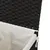 Produktbild 8 för Tvättkorg med 2 sektioner svart 53x35x57 cm konstrotting