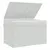 Produktbild 4 för Tvättkorg med lock vit 55,5x35x34 cm konstrotting