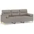 Produktbild 2 för 3-sits soffa med prydnadskuddar taupe 180 cm tyg