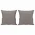 Produktbild 5 för 2-sits soffa med prydnadskuddar taupe 120 cm tyg