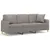 Produktbild 2 för 3-sits soffa med prydnadskuddar taupe 180 cm tyg