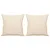 Produktbild 5 för 2-sitssoffa med prydnadskuddar beige 120 cm mikrofibertyg