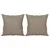 Produktbild 5 för 2-sitssoffa med prydnadskuddar taupe 140 cm mikrofibertyg