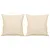 Produktbild 5 för 2-sitssoffa med prydnadskuddar beige 140 cm mikrofibertyg