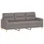 Produktbild 4 för 3-sitssoffa med fotpall taupe 180 cm tyg