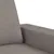 Produktbild 7 för 3-sitssoffa med fotpall taupe 180 cm tyg