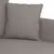 Produktbild 6 för Soffgrupp med dynor 3 delar Taupe tyg