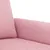 Produktbild 6 för Soffgrupp med dynor 3 delar rosa sammet