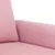 Produktbild 5 för Soffgrupp med dynor 2 delar rosa sammet