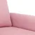 Produktbild 5 för Soffgrupp med dynor 2 delar rosa sammet