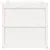 Produktbild 6 för Odlingslåda 70x70x70 cm vit massiv furu