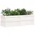 Produktbild 4 för Odlingslåda 150x50x50 cm vit massiv furu