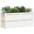 Produktbild 4 för Odlingslåda 150x50x70 cm vit massiv furu