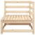 Produktbild 5 för Trädgårdssoffa hörn 2 st 70x70x67 cm massiv furu