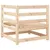 Produktbild 7 för Trädgårdssoffa hörn 2 st 70x70x67 cm massiv furu