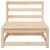 Produktbild 4 för Trädgårdssoffa utan armstöd 70x70x67 cm massiv furu