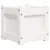 Produktbild 7 för Odlingslåda vit 31x31x31 cm massiv furu