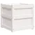 Produktbild 2 för Odlingslåda vit 50x50x50 cm massiv furu