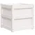 Produktbild 7 för Odlingslåda vit 50x50x50 cm massiv furu
