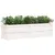 Produktbild 4 för Odlingslåda 180x50x50 cm vit massiv furu