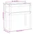 Produktbild 11 för Odlingslådor med ben vit 70x31x70 cm massiv furu