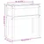 Produktbild 11 för Odlingslådor med ben vaxbrun 70x31x70 cm massiv furu