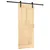 Produktbild 2 för Skjutdörr med beslag 85x210 cm massiv furu
