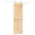 Produktbild 2 för Skjutdörr med beslag 70x210 cm massiv furu