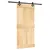 Produktbild 2 för Skjutdörr med beslag 95x210 cm massiv furu