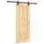Produktbild 2 för Skjutdörr med beslag 85x210 cm massiv furu