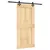 Produktbild 2 för Skjutdörr med beslag 95x210 cm massiv furu