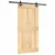 Produktbild 2 för Skjutdörr med beslag 100x210 cm massiv furu