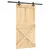 Produktbild 2 för Skjutdörr med beslag 100x210 cm massiv furu