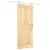Produktbild 2 för Skjutdörr med beslag 85x210 cm massiv furu