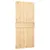 Produktbild 5 för Skjutdörr med beslag 100x210 cm massiv furu