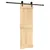 Produktbild 2 för Skjutdörr med beslag 70x210 cm massiv furu