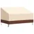 Produktbild 2 för Bänkskydd 2-sits 2 st 137x97x48/74 cm 600D oxfordtyg